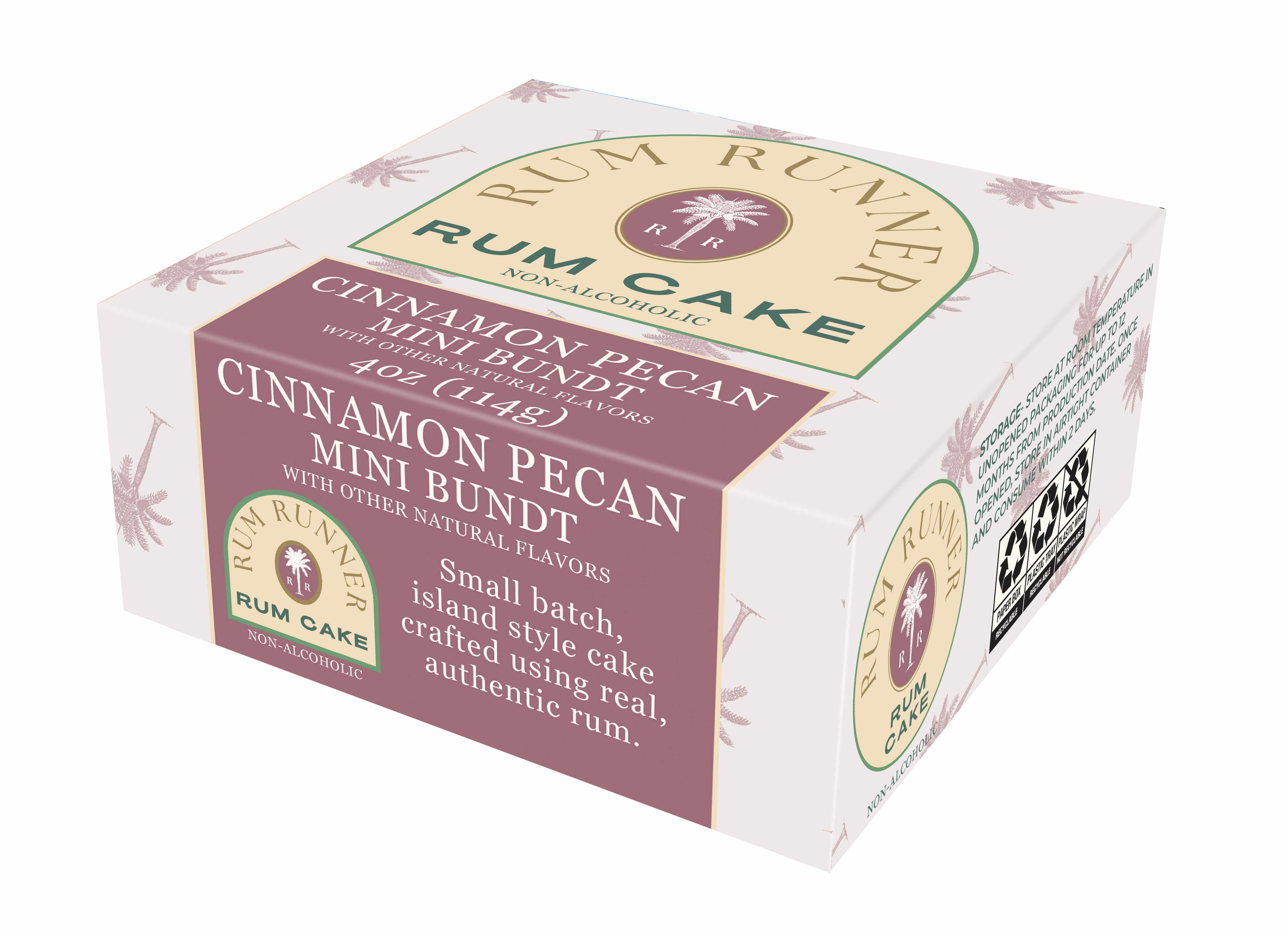 Rum Runner Cinnamon Pecan 4 oz. Bundt Cake