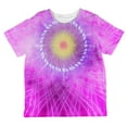 thumbnail image 1 of Rum Runner Hibiscus Fractal Mandala All Over Toddler T Shirt Multi 6T, 1 of 2
