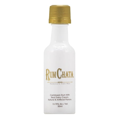 RumChata Original, Made With Premium Caribbean Rum, 50ml Plastic Bottle, 13.75% ABV