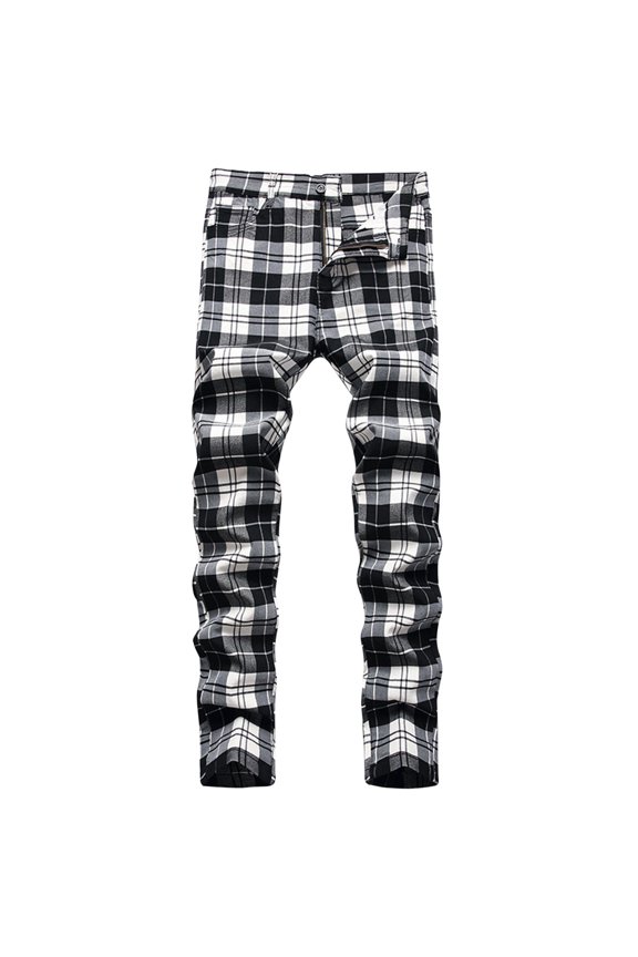 Men's Wild Cargo Pants Casual Pants Mens High Casual Mens Slim Casual Pants for XL,Black