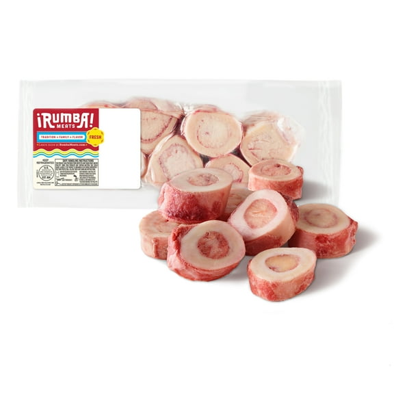 Rumba Meats Beef Marrow Bones (Hueso Con Tuetano De Res), Fresh, 0.91-1.91 lbs.