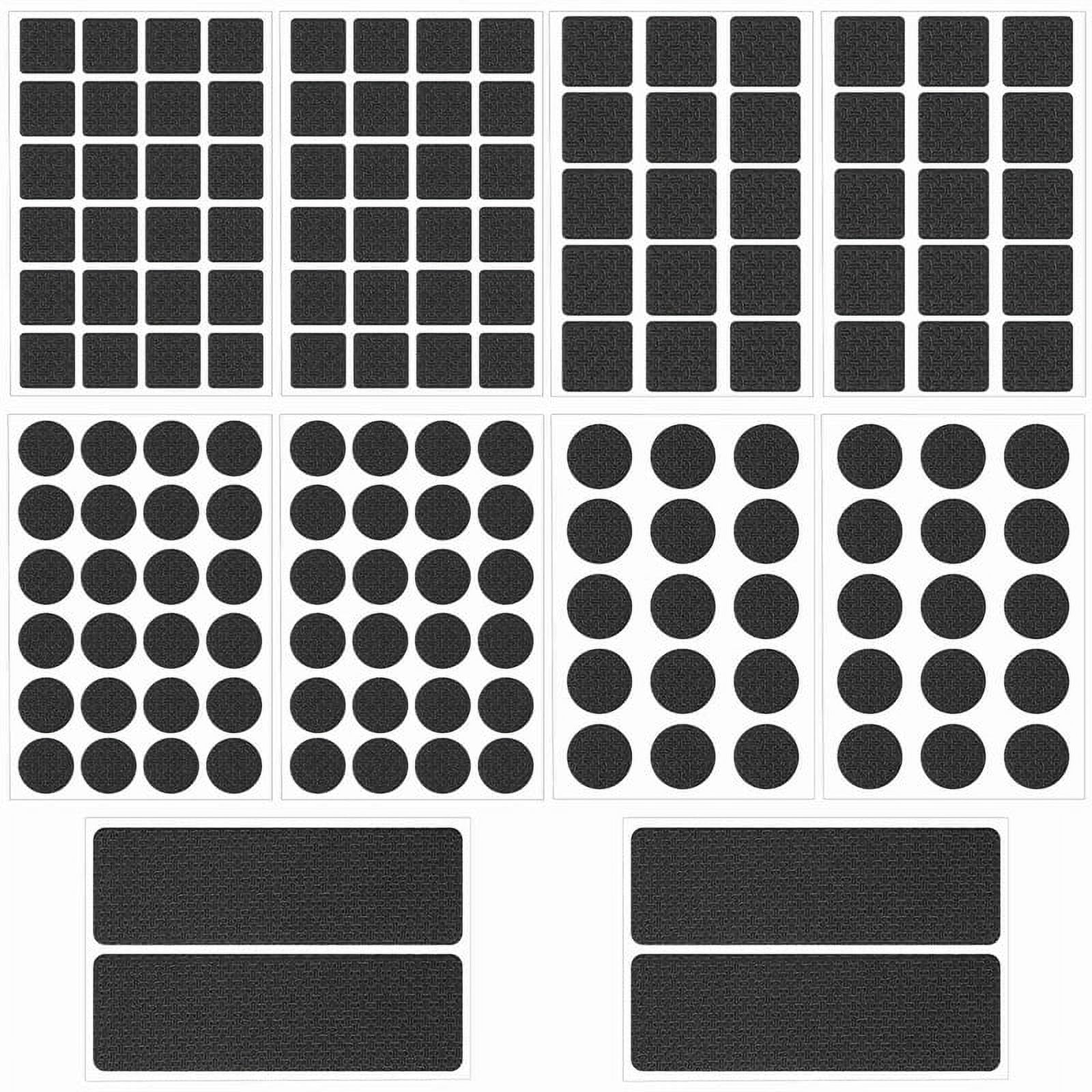 Rumbeast 160 Pcs Anti Slip Furniture Pads, Round Square Self Adhesive
