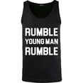 thumbnail image 1 of Rumble Young Man Rumble Mens Tank Top Shirt Float Like a Butterfly, 1 of 1
