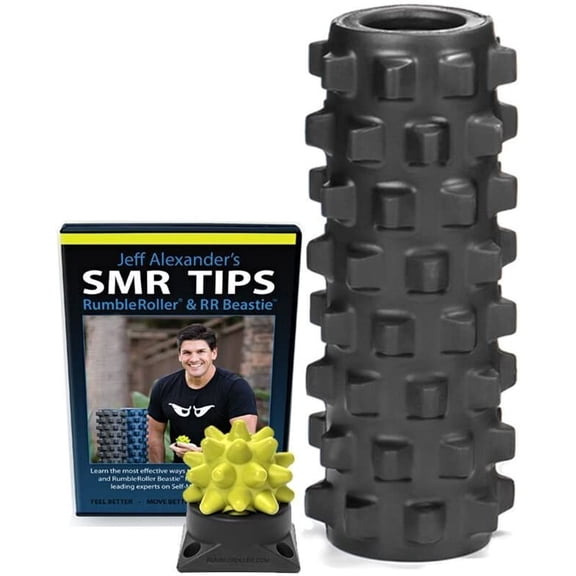 RumbleRoller Extra Firm Superset Multipack with Foam Roller and Massage Ball
