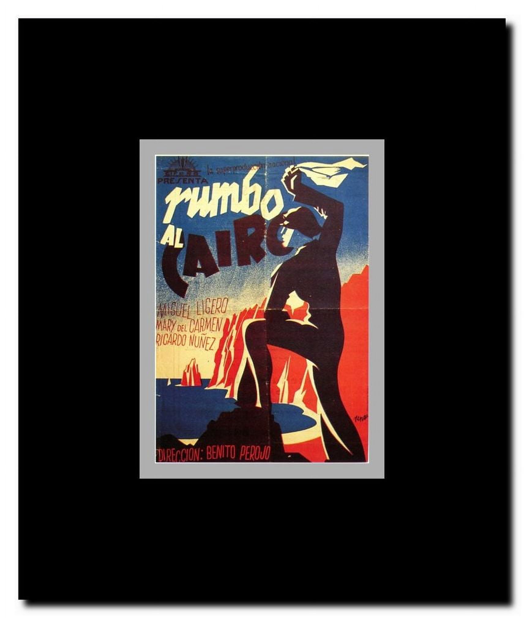 Rumbo Al Cairo Framed Movie Poster