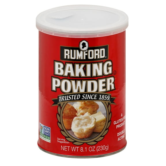 Rumford, Non-GMO, Gluten-Free, Double Acting Baking Powder, 8.1 oz