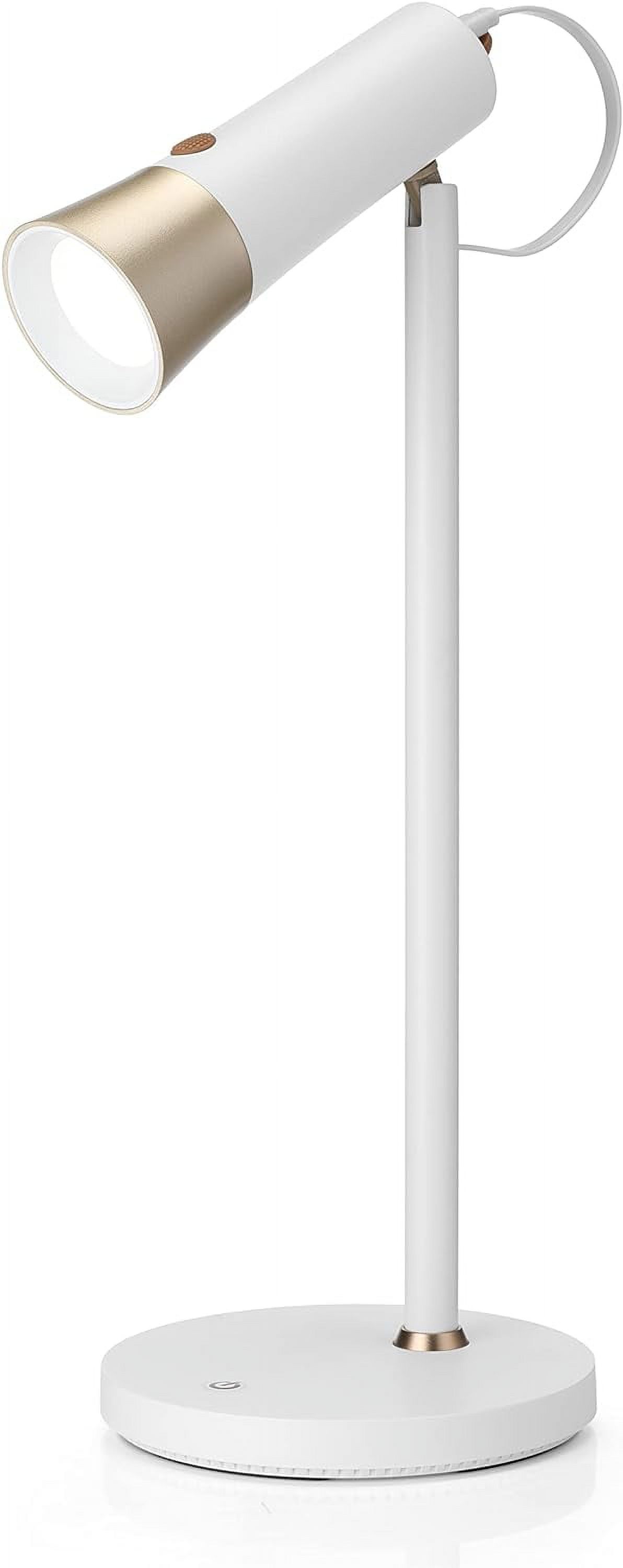 Rumi Lighting Dimmable LED Desk Lamp w/Adjustable, Rechargeable