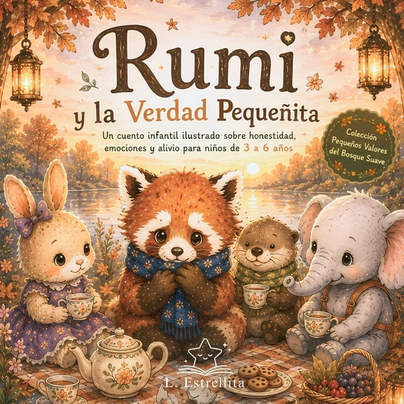 PequeÃ±os Valores del Bosque Suave Rumi el Panda Rojo y la Verdad PequeÃ±ita: Un cuento infantil ilustrado sobre honestidad, emociones y alivio para niÃ±os d, (Paperback)