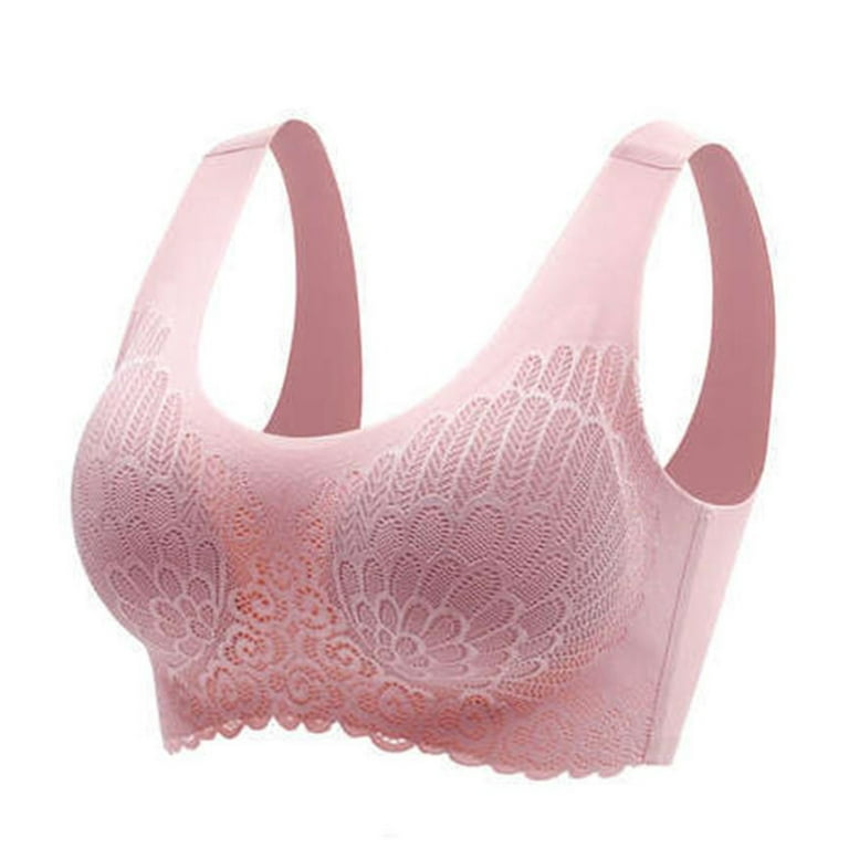 Rumida Detachable Latex Seamless Underwear without Steel Wire Breathable  Lace Bra Soft Wireless Contour Bra for Support Sleeping New