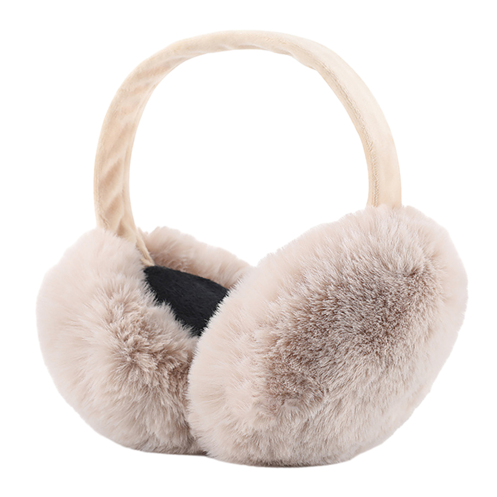Rumida Memory Ear Covers for Cold Weather Keep Ears Toasty Fluffy Solid Color Style Suitable for