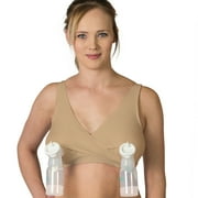 Rumina'S Pump&Nurse Relaxed All-In-One Nursing Bra For Maternity, Nursing With Built In Hands-Free Pumping Bra