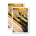 thumbnail image 1 of Rummage Sale (2-Pack) 24 Inch x 36 Inch Vinyl Decals | Sign Insert Peel & Stick Decals Stickers Window Signs | Local Bargains, Community Events, Professional Signage | Made in USA, 1 of 3