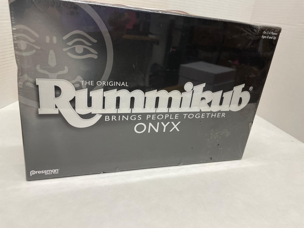Rummikub Onyx Edition Sophisticated Set with Unique Black Rummikub Tiles