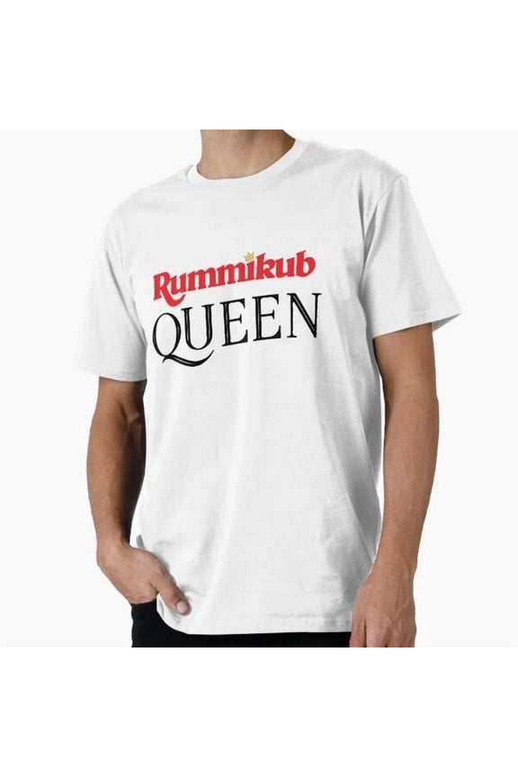 Rummikub Queen Royal Font T-Shirt S-5XL