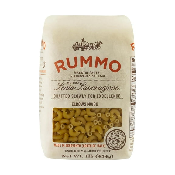 Pack of 12, Rummo Elbows Pasta No. 160, 1 lb