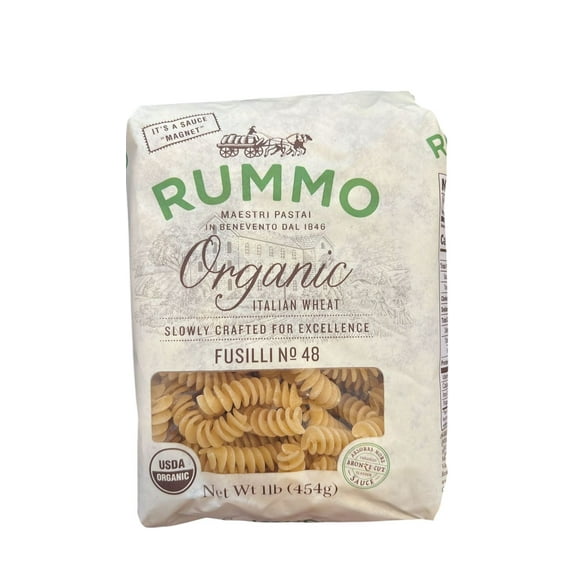 Rummo Fusilli Pasta N.48 - Fusilli Pasta Noodles, Spiral Pasta, Italian Pasta, Curly Noodles, Dry Pasta, Durum Wheat Pasta - 16 Ounce