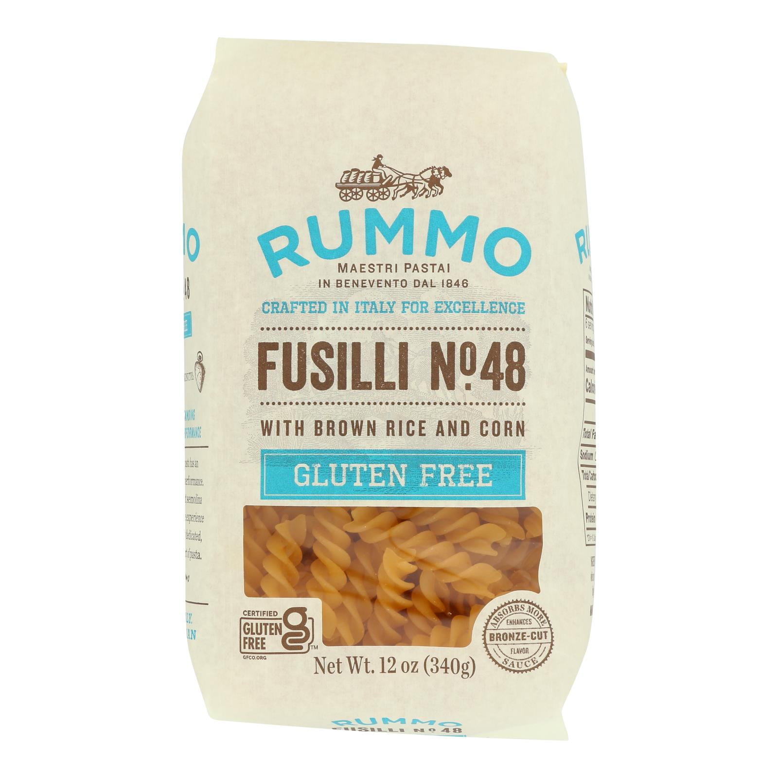 Rummo No. 48 Gluten Free Fusilli 12 oz - Walmart.com