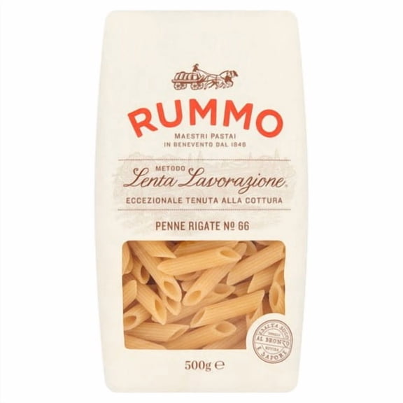 Rummo Penne Rigate Pasta No. 66 500g, British Import (Pack of 3)