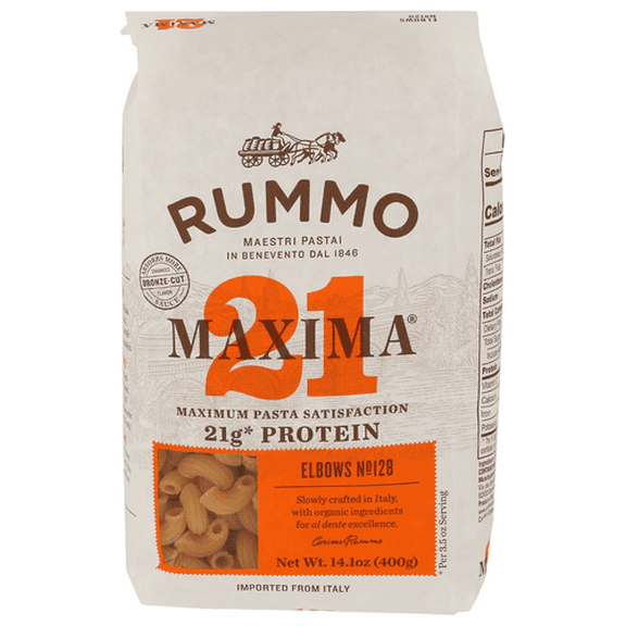 Rummo Protein Elbows Pasta 14.1 oz (Pack of 12)