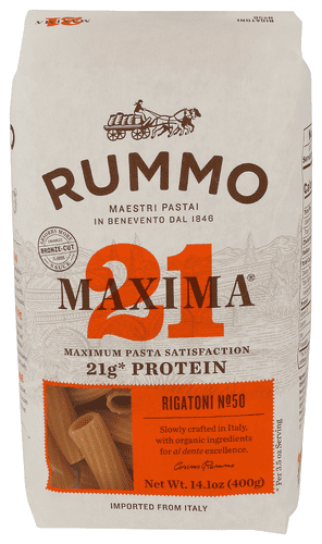 Rummo Protein Rigatoni Pasta 14.1 oz (Pack of 12) - Walmart.com