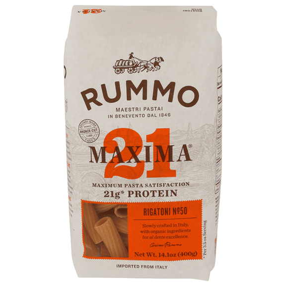 Rummo Protein Rigatoni Pasta 14.1 oz (Pack of 12)