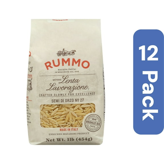 Rummo Semi Di Orzo Pasta 1 lb (Pack Of 12)