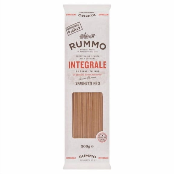 Rummo Wholewheat Spaghetti Integrali Pasta No.3 500g, British Import (Pack of 3)