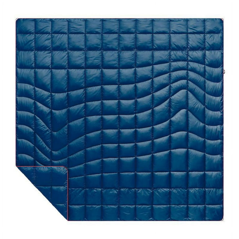 Rumpl NANOLOFT PUFFY BLANKET Color DEEPWATER Size 2 Person Walmart