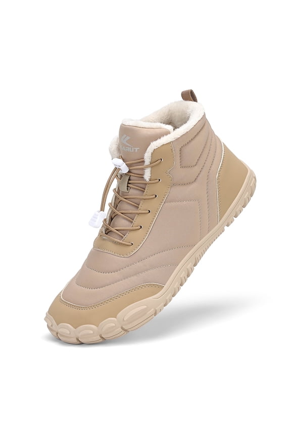 Barefoot Snow Boots - Waterproof Winter Shoes with Fur Lining | Wide Toe Box & Zero Drop for Men & Women