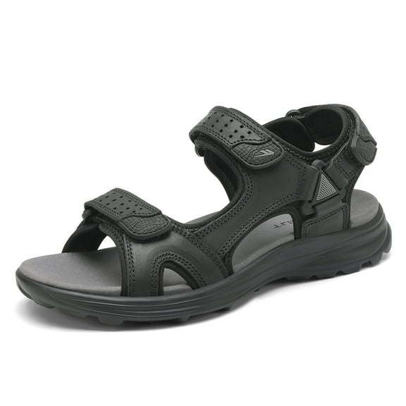 Rumpra Men's Quick-Dry Water Sandals - Lightweight Athletic Sandals with Adjustable Straps for Beach, Swimming, Hiking and Outdoor Activities