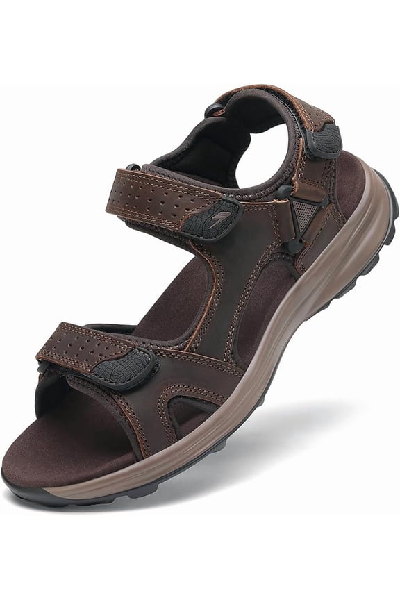 Men's Quick-Dry Water Sandals - Lightweight Athletic Sandals with Adjustable Straps for Beach, Swimming, Hiking and Outdoor Activities