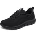 thumbnail image 1 of Rumpra Women Step-In Slip On Walking Sneakers, Hands-Free No-Bend Design, Breathable Knit Lightweight Shoes, Cushioned EVA Non-Slip Outsole for Work & Daily Wear, 1 of 7