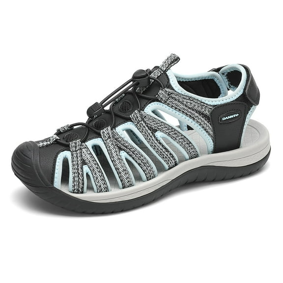 Rumpra Women's Closed Toe Sandals Water Shoes Hiking Sandals for Beach Activities