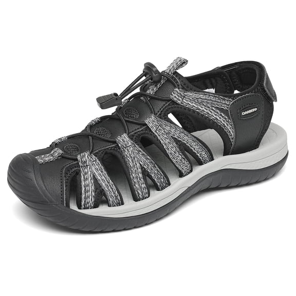 Rumpra Women's Closed Toe Sandals Water Shoes Hiking Sandals for Beach Activities