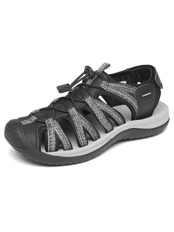 Women's Closed Toe Sandals Water Shoes Hiking Sandals for Beach Activities