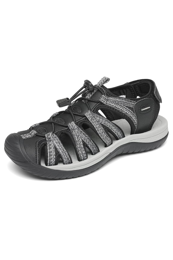 Women's Closed Toe Sandals Water Shoes Hiking Sandals for Beach Activities