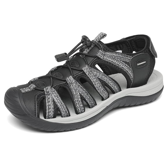 Rumpra Women's Closed Toe Sandals Water Shoes Hiking Sandals for Beach Activities