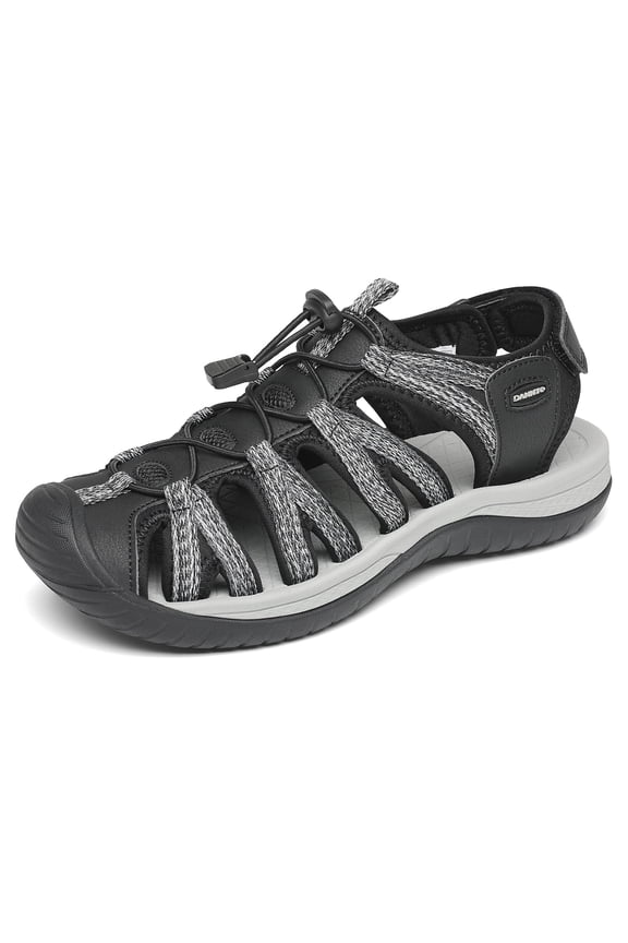 Women's Closed Toe Sandals Water Shoes Hiking Sandals for Beach Activities