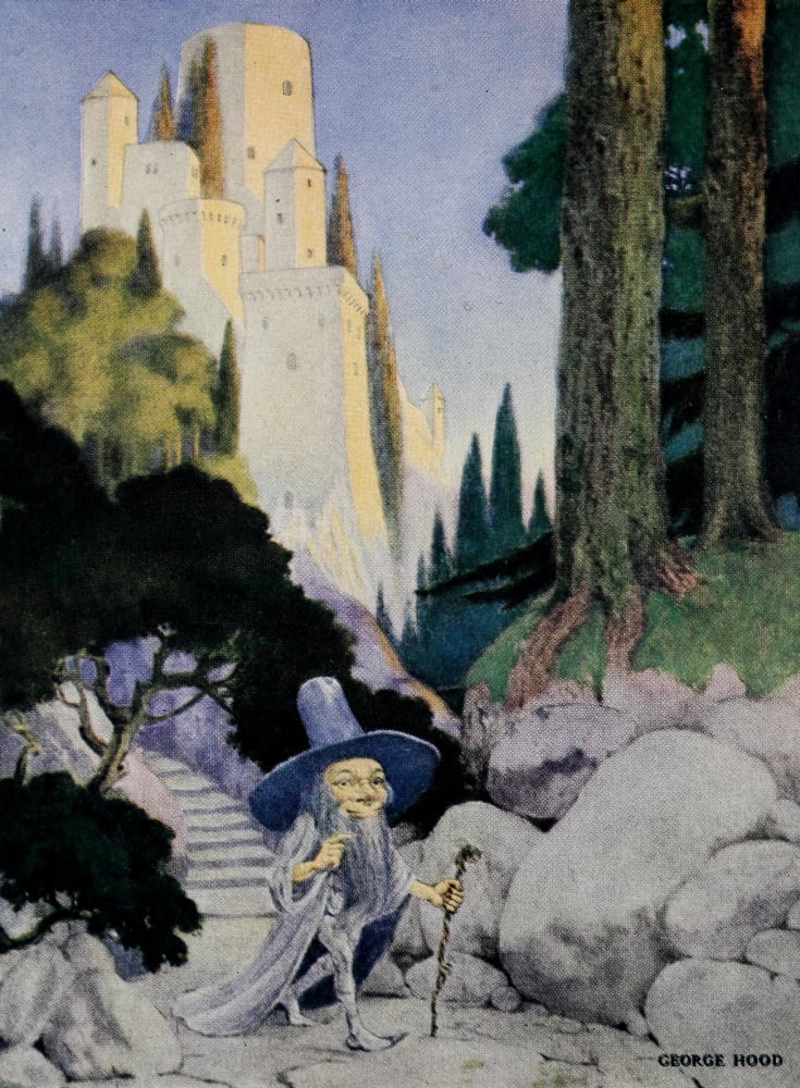 Rumpty Dudgets Tower 1924 Rumpty Dudget Canvas Art - George W Hood (18 x 24)