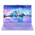 thumbnail image 1 of Rumtuk 16" Purple Laptop,16 GB DDR4 RAM 1 TB SSD,Celeron N5100,Win 11 Pro/MS Office 2019,Ultra-Narrow Bezel Full HD,Color Backlit KB & Face Unlock,USB-C/HDMI/WiFi/BT for Business Study, 1 of 8