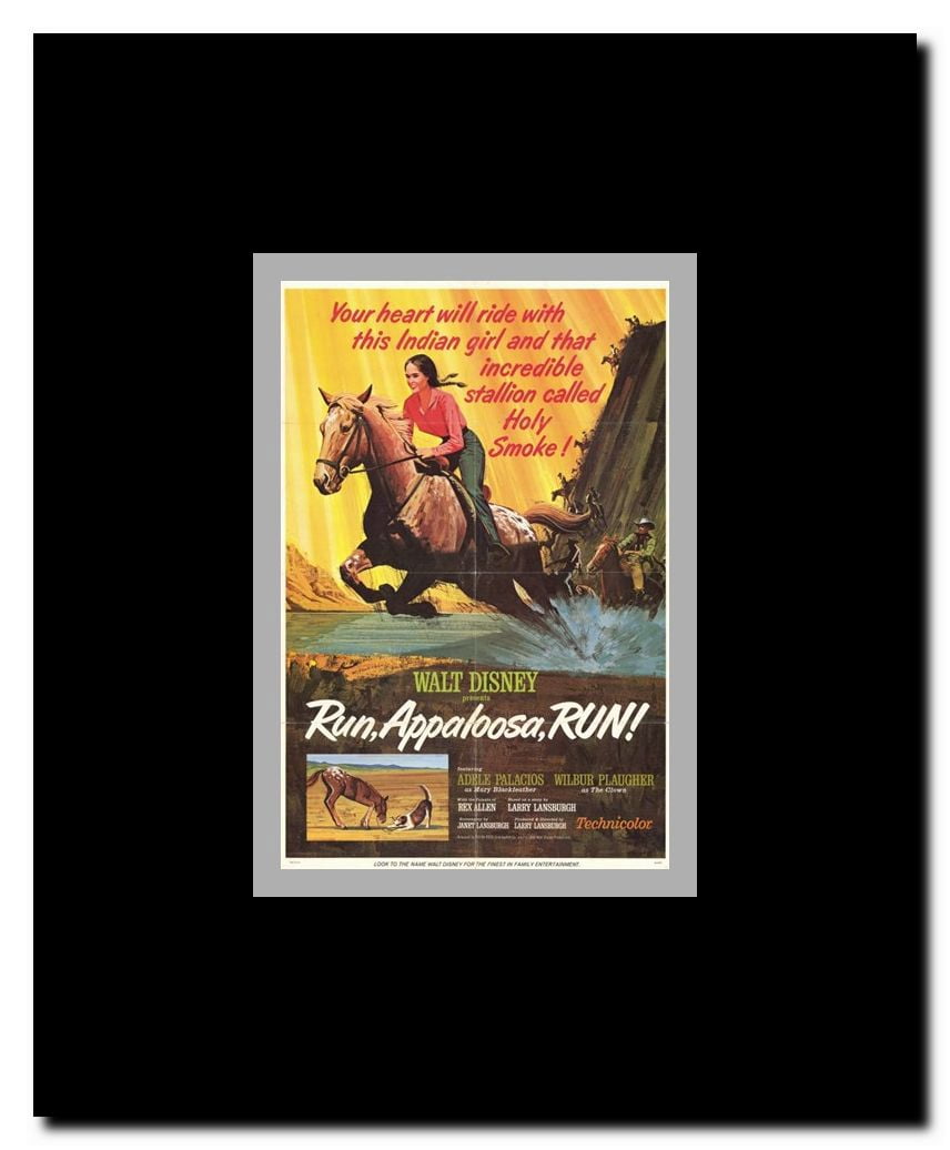 Run Appaloosa Run Framed Movie Poster