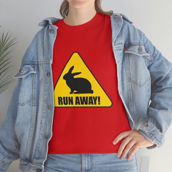 Run Away! Unisex Heavy Cotton Tee