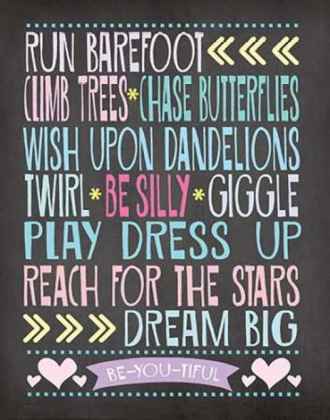 Run Barefoot Canvas Art - Jo Moulton (22 x 28)