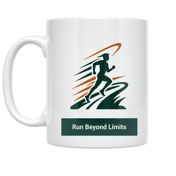Run Beyond Limits - Cross Country Coach - 11 oz Ceramic Coffee Mug