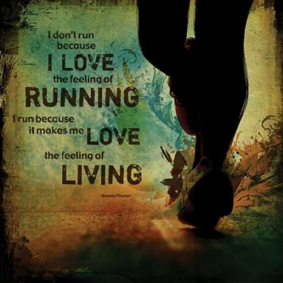 Run Canvas Art - Sally Barlow (24 x 24)