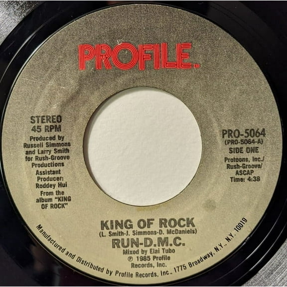 Run-D.M.C. King Of Rock -NEW - 7" Vinyl