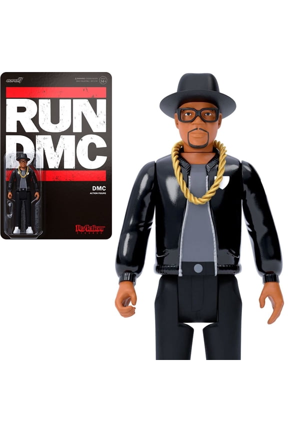 Run DMC Darryl McDaniels (All Black) ReAction Figure