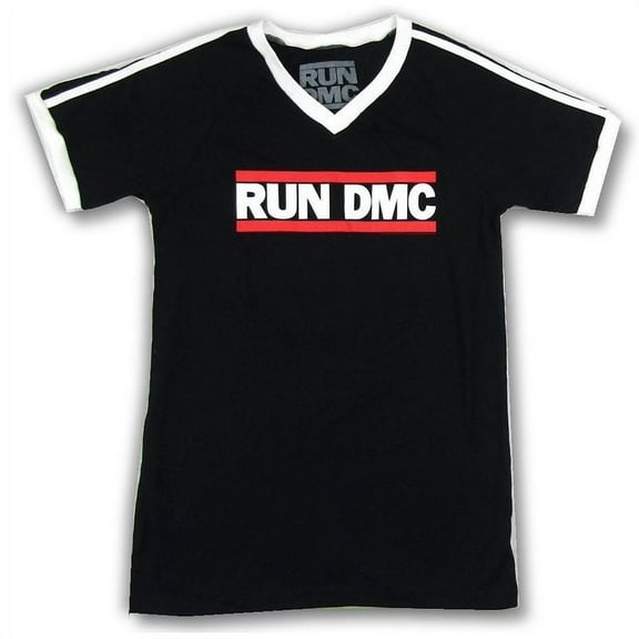 Run DMC Horizontal Logo Junior Top Large Black