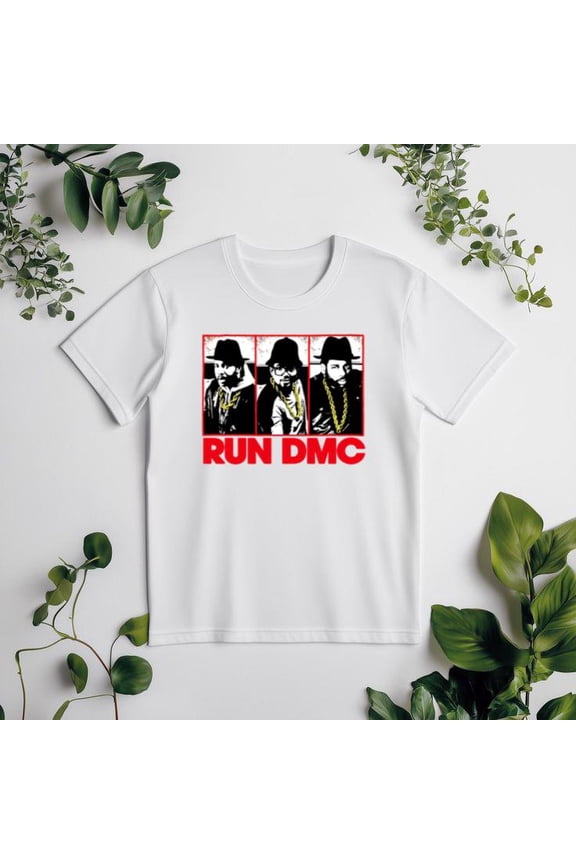 Run DMC Kings of Rock Classic Old School Hip Hop Rap Legend Unisex tee V51310, for men & women, up to size 5XL
