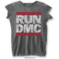 thumbnail image 1 of Run DMC Ladies T-Shirt: DMC Logo (Burnout) (Large), 1 of 2